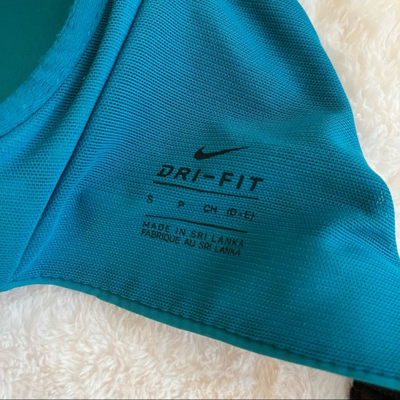Nike dri-fit racerback aqua/ teal sports bra - Picture 15 of 15